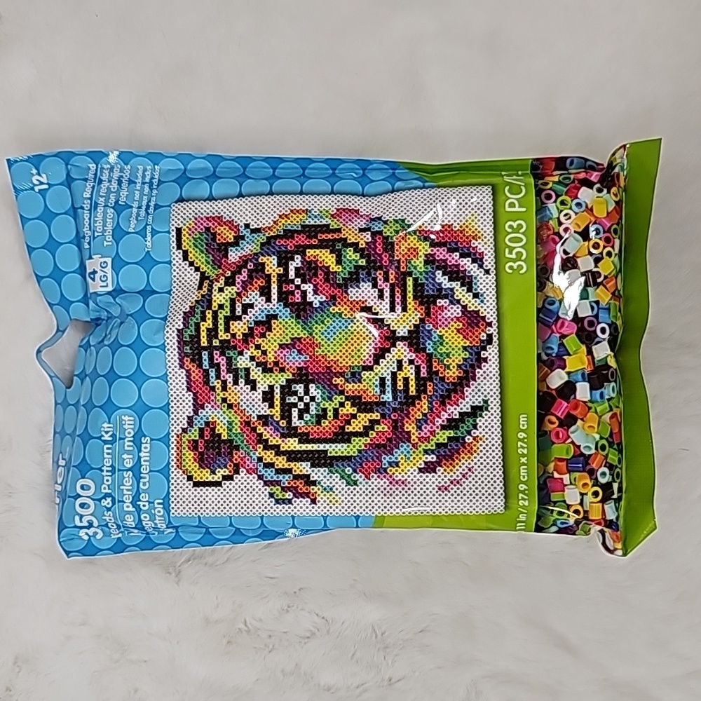 Perler 3500 Beads & Pattern Kit Tiger